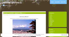 Desktop Screenshot of jasminesjapanese.wordpress.com