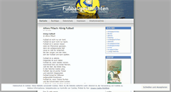 Desktop Screenshot of fussballgeschichten.wordpress.com