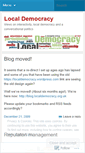 Mobile Screenshot of localdemocracy.wordpress.com
