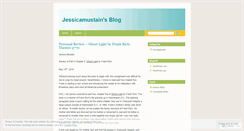 Desktop Screenshot of jessicamustain.wordpress.com