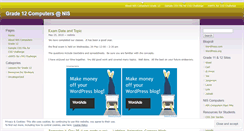 Desktop Screenshot of niscomputers12.wordpress.com
