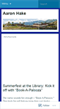 Mobile Screenshot of aaronhake.wordpress.com