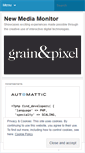 Mobile Screenshot of newmediamonitor.wordpress.com