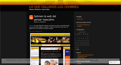 Desktop Screenshot of loquecallamosloshombres.wordpress.com