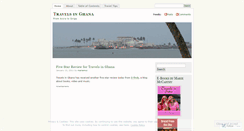 Desktop Screenshot of ghanatravels.wordpress.com