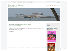 Tablet Screenshot of ghanatravels.wordpress.com