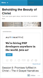 Mobile Screenshot of beautyofchrist.wordpress.com