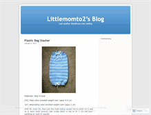 Tablet Screenshot of littlemomto2.wordpress.com