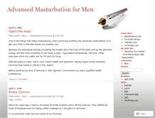 Tablet Screenshot of malemasturbation.wordpress.com