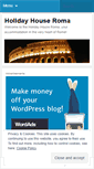 Mobile Screenshot of holidayhouseroma.wordpress.com