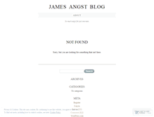 Tablet Screenshot of jamesangstblog.wordpress.com