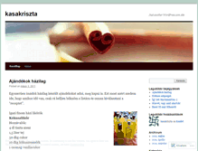 Tablet Screenshot of kasakriszta.wordpress.com