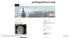 Desktop Screenshot of packingandmourning.wordpress.com