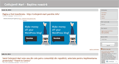 Desktop Screenshot of cotiujeniimari.wordpress.com