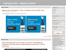 Tablet Screenshot of cotiujeniimari.wordpress.com