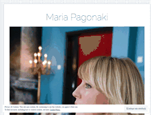 Tablet Screenshot of mariapagonaki.wordpress.com