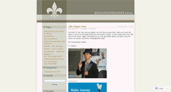 Desktop Screenshot of biologieprojekt2009.wordpress.com