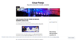 Desktop Screenshot of cesarparejo.wordpress.com