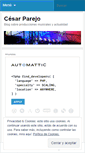 Mobile Screenshot of cesarparejo.wordpress.com