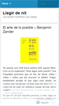 Mobile Screenshot of llegirdenit.wordpress.com