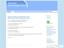 Tablet Screenshot of generalknowledgepower.wordpress.com