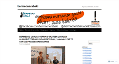 Desktop Screenshot of bermeonerabaki.wordpress.com