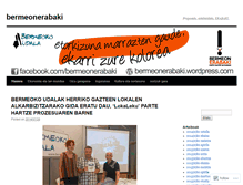 Tablet Screenshot of bermeonerabaki.wordpress.com
