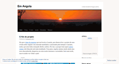 Desktop Screenshot of emangola.wordpress.com