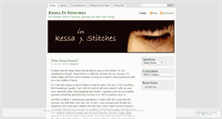 Desktop Screenshot of kessainstitches.wordpress.com