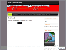 Tablet Screenshot of firewarriorscparmy.wordpress.com