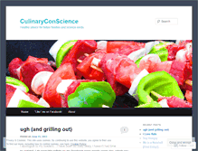 Tablet Screenshot of culinaryconscience.wordpress.com