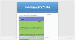 Desktop Screenshot of michelegentile.wordpress.com