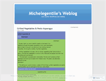 Tablet Screenshot of michelegentile.wordpress.com