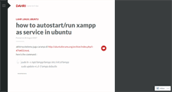 Desktop Screenshot of dahri.wordpress.com