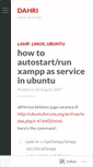 Mobile Screenshot of dahri.wordpress.com