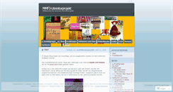 Desktop Screenshot of mmf3literaturprojekt.wordpress.com