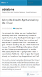 Mobile Screenshot of obialone.wordpress.com