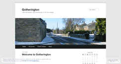 Desktop Screenshot of gotherington.wordpress.com