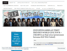 Tablet Screenshot of elfindonesiaunited.wordpress.com