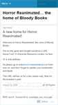 Mobile Screenshot of horrorreanimated.wordpress.com