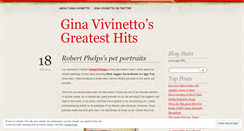 Desktop Screenshot of ginavivinetto.wordpress.com
