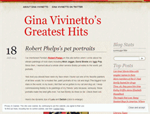 Tablet Screenshot of ginavivinetto.wordpress.com