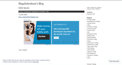 Desktop Screenshot of magaliabraham.wordpress.com