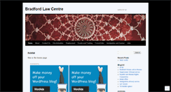 Desktop Screenshot of bradfordlawcentre.wordpress.com