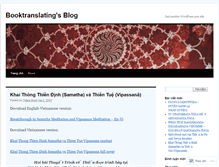 Tablet Screenshot of booktranslating.wordpress.com