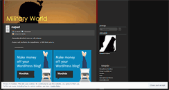 Desktop Screenshot of militaryworld.wordpress.com