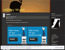 Tablet Screenshot of militaryworld.wordpress.com