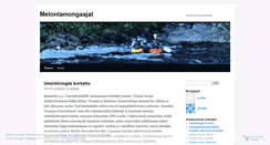 Desktop Screenshot of melontamongaajat.wordpress.com