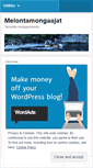 Mobile Screenshot of melontamongaajat.wordpress.com