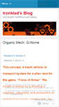 Mobile Screenshot of ironklad.wordpress.com